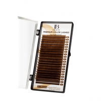 Extension Ciglia Marroni Unica Lunghezza I-Beauty Curvature: CC, Spessore:  0,10